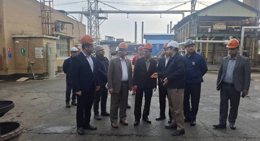 بازدید میدانی مدیرعامل تاپیکو از پتروشیمی آبادان و پالایشگاه روغن سازی آبادان ایرانول