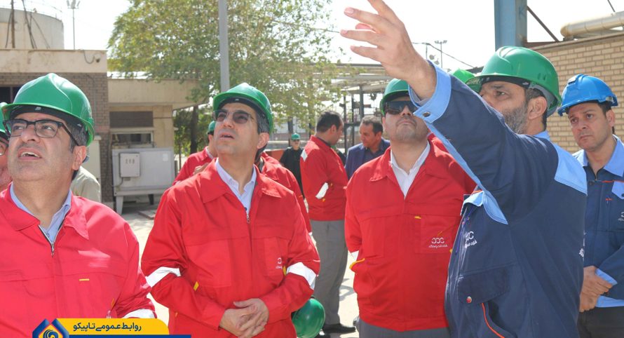 بازدید مدیرعامل تاپیکو و اصحاب رسانه از پالایشگاه تهران شرکت نفت پاسارگاد